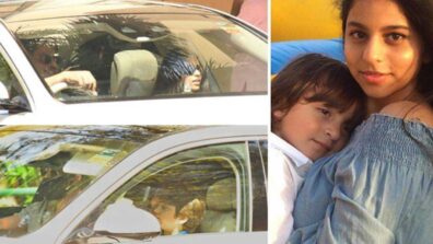 Sunday Funday: Shah Rukh Khan takes Suhana Khan and Abram out for drive, moment goes viral