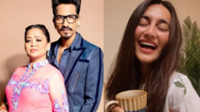 Surbhi Chandna catches Bharti Singh and Haarsh Limbachiyaa during fun act, Surbhi Jyoti does a wicked laugh