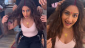 Surbhi Chandna rocks in crop top and track pant, becomes modern-day Manjulika