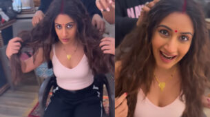 Surbhi Chandna rocks in crop top and track pant, becomes modern-day Manjulika