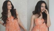 Surbhi Jyoti gives fans some sheer summer fashion goals in orange floral midi dress