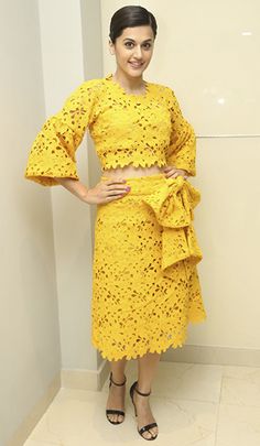 Taapsee Pannu Looks Great In Every Yellow Outfit She Wears, Don’t You Think? - 3