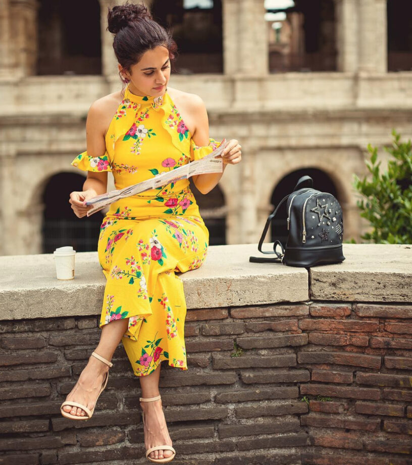 Taapsee Pannu Looks Great In Every Yellow Outfit She Wears, Don’t You Think? - 2