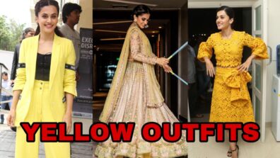 Taapsee Pannu Looks Great In Every Yellow Outfit She Wears, Don’t You Think?