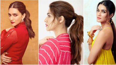 Take A Cue From Kriti Sanon And Learn How To Style A Ponytail