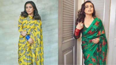 Take Cues From Rani Mukerji And Wear Printed Sarees This Summer