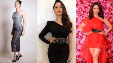 Tamannaah Bhatia And Her One-Shoulder Dresses Are Here To Upgrade Your Wardrobe