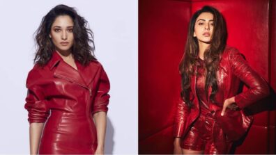 Tamannaah Bhatia Vs Rakul Preet Singh: Who Slayed In Red Leather?