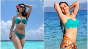 This Summer, Chill With Your Favourite Diva In A Blue Bikini: From Urvashi Rautela To Shraddha Kapoor