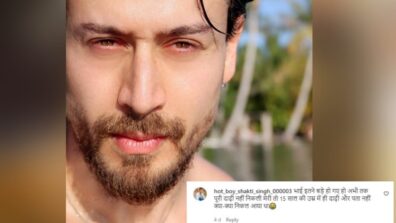 Tiger Shroff Goes Shirtless On Instagram: Fans troll saying, ‘Itne Bade Ho Gaye Ho Abhi Tak Puri Dadi Nahi Ayi…’