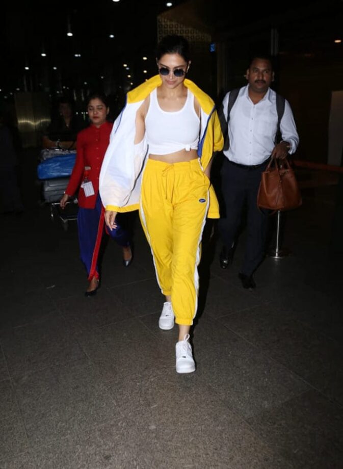 Tracksuits Are A Must For Deepika Padukone’s Airport Looks - 0