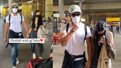 Trending: Hrithik Roshan spotted at airport holding rumoured GF Saba Azad’s hand, did they make relationship official?