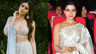 Try Adding Lace To Your Outfits Like Samantha Ruth Prabhu Does, From A Scarlett Saree To A Busty Dress