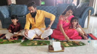 Ugadi Celebrations: KGF 2 superstar Yash spotted eating on floor with family, fans appreciate humble attitude