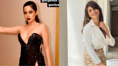 Urfi Javed and Avneshi Jain are sensual fashion divas in their latest designer ensembles