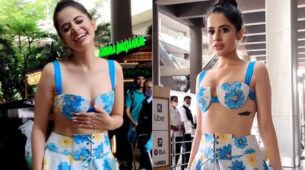 Urfi Javed stuns in floral mini-Co-Ord set, netizens say ‘fridge ka cover pahen kar aa gayi’