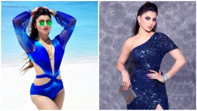 Urvashi Rautela rules the shades of blue, looking like a mermaid on the land