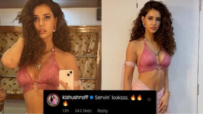 Disha Patani turns Barbie in sequinned pink co-Ord set, Krishna Shroff goes fire