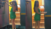 Viral video: Kiara Advani looks spicy hot in green sequinned backless mini outfit