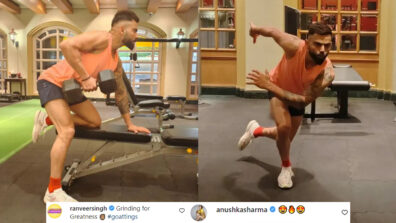 Virat Kohli activates ‘beast mode’ on in gym, wife Anushka Sharma and Ranveer Singh comment