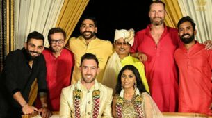 Virat Kohli, Dinesh Karthik and others pose with Glenn Maxwell and Vini Raman in their marriage celebration, see viral pic