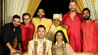 Virat Kohli, Dinesh Karthik and others pose with Glenn Maxwell and Vini Raman in their marriage celebration, see viral pic