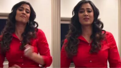 Vivacious: Shweta Tiwari is the dancing diva in red, watch video