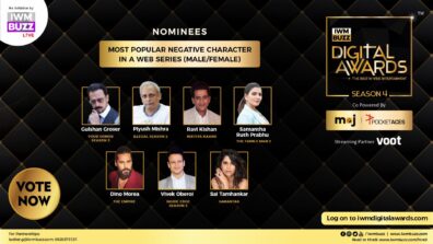 Vote Now: Most Popular Negative Character In A Web Series (Male/Female)? Dino Morea, Gulshan Grover, Piyush Mishra, Ravi Kishan, Sai Tamhankar, Samantha Ruth Prabhu, Vivek Oberoi