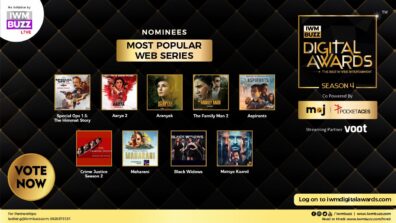 Vote Now: Most Popular Web Series? Aarya 2, Aranyak, Aspirants, Black Widows, Criminal Justice: Behind Closed Doors, Maharani, Matsya Kaand, Special Ops 1.5: The Himmat Story, The Family Man 2