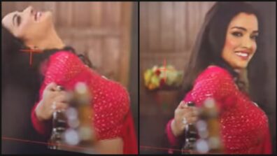 Watch: Bhojpuri diva Aamrapali Dubey sets dance floor on fire in red outfit, check ASAP