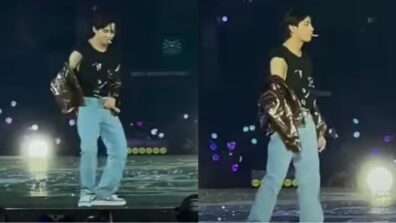 Watch: BTS V removes his jacket in mid of the concert, fans can’t keep calm