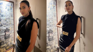 Watch: Erica Fernandes looks drop-dead gorgeous in black, gets wild on Bijlee Bijlee song