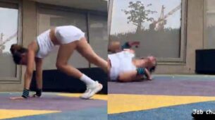 Watch: Nia Sharma gets severely injured while working out