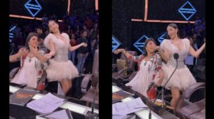 Watch: Nora Fatehi activates ‘masti mood’ on with Ranbir Kapoor’s mother Neetu Kapoor, see viral set video