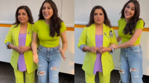 Watch: Sara Ali Khan and Farah Khan get goofy like never before, perform to Saif Ali Khan’s ‘Dilhara’ song in Mumbai road