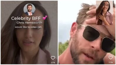 Watch: Surbhi Jyoti gets on video call with ‘Thor’ aka Chris Hemsworth, gives him special flying kiss