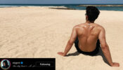 What Swag: Arjit Taneja flaunts back muscles in latest beach photo, Aly Goni loves it