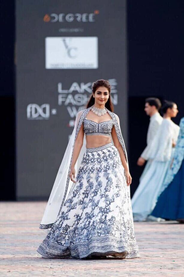 When It Comes To Lehengas, Pooja Hegde Chooses Blue - 1