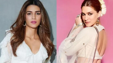 White Is Staple For Kriti Sanon: From Off-Shoulder Ruched Dress To Button-Down With Corsets, Check Out