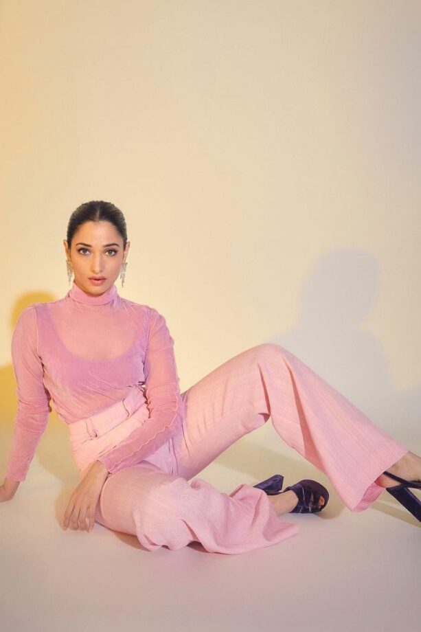 3 Times When Tamannaah Bhatia Wore Pink Pants And Looked Gorgeous - 0