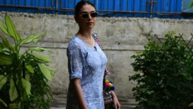 Aditi Rao Hydari Classy Looks In Latest Blue Chikankari Ethnic Dress: See Pics