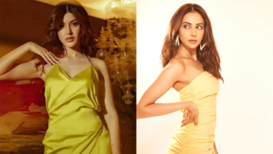 A Beautiful Lime Yellow Dress Is Perfect To Glam Up In Summer, Check Out Rakul Preet And Shanaya Kapoor