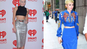 A Crop Top With A Mini Skirt Is Something Miley Cyrus Would Wear