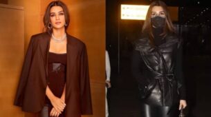 Add Leather To Your Ensembles And Look Stunning, Take Cues From Kriti Sanon