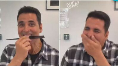 Akshay Kumar Leaves Internet In Splits As Hurts Himself Trying To Make Music With Comb: See Video