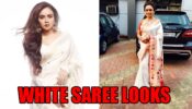 Amruta Khanvilkar’s Top 5 White Saree Looks That We Would Love To Ace