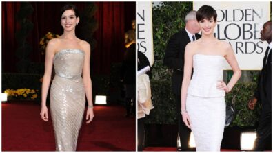 Anne Hathaway And Her Mythical Outfit Choices, Included The Dress With Cape And Hoodie