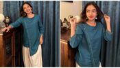 Anushka Sen activates ethnic vogue game, looks super charming in red cherry lipstick