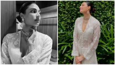 Athiya Shetty looks drop-dead gorgeous in white see-through outfit, fans love her customised jewellery