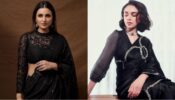 Parineeti Chopra and Aditi Rao Hydari are regal queens in black sarees 